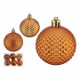 Set di palline di Natale 6 cm Arancio PVC (12 Unità)