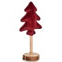 Albero di Natale Poliestere Rosso Granato Legno 9,5 x 32 x 13 cm (12 Unità)