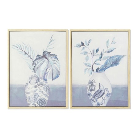 Quadro DKD Home Decor S3013725 Tela Vaso Orientale (60 x 4 x 80 cm) (2 Unità)