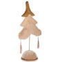 Albero di Natale Poliestere Beige Dorato Legno 12 x 43 x 22 cm (4 Unità)