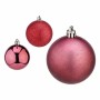 Set di palline di Natale Rosa Plastica 6 x 7 x 6 cm (12 Unità)