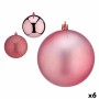 Set di palline di Natale Rosa Plastica 12 x 13 x 12 cm (6 Unità)