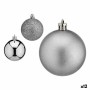 Set di palline di Natale Argentato Plastica Ø 6 cm (12 Unità)