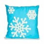 Fodera per cuscino Fiocchi di neve 45 x 1 x 45 cm (6 Unità)