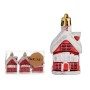 Set di Addobbi di Natale Casa Bianco Rosso Dorato Plastica 2,5 x 7 x 4 cm (12 Unità)