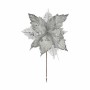 Fiore Decorativo 40 cm Argentato Plastica (12 Unità)