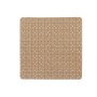 Tappetino Antiscivolo da Doccia Quadri Beige PVC 50,3 x 50,3 x 0,7 cm (6 Unità)