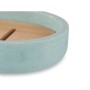 Portasapone Azzurro Resina Bambù 12,5 x 2,5 x 8,5 cm (6 Unità)