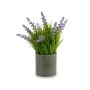 Pianta Decorativa Lavanda Cemento Plastica 12 x 23 x 12 cm (12 Unità)