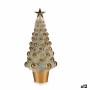 Statua Decorativa Albero di Natale Dorato polipropilene PET 16 x 37,5 x 16 cm (12 Unità)