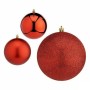 Set di palline di Natale Rosso Plastica Ø 12 cm (6 Unità)