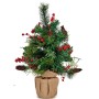 Albero di Natale Marrone Rosso Verde 23 x 47 x 27 cm (4 Unità)