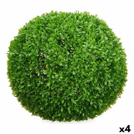 Pianta Decorativa Fogli Sfera Plastica 37 x 37 x 37 cm (4 Unità)