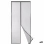 Zanzariera Magnetica Grigio Poliestere Calamita 90 x 210 cm (12 Unità)