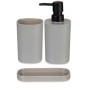 Set da Bagno Nero Grigio polipropilene (12 Unità)