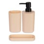 Set da Bagno Nero Beige polipropilene (12 Unità)