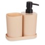 Set da Bagno Nero Beige polipropilene (12 Unità)