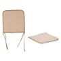 Cuscino per sedie Beige 38 x 2,5 x 38 cm (4 Unità)