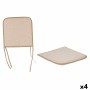 Cuscino per sedie Beige 38 x 2,5 x 38 cm (4 Unità)