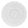 Statua Decorativa DKD Home Decor Mandala Legno MDF (90 x 3.5 x 90 cm)