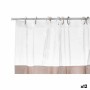 Tenda da Doccia Trasparente 180 x 180 cm Beige Plastica PEVA (12 Unità)