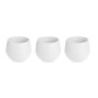 Set di Vasi 6,2 x 6,2 x 6,6 cm Bianco Plastica (8 Unità)