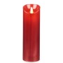 Candela LED Rosso 8 x 8 x 25 cm (12 Unità)