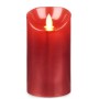 Candela LED Rosso 8 x 8 x 15 cm (12 Unità)