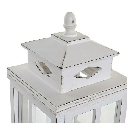 Lanterna DKD Home Decor Cristallo Bianco Pino