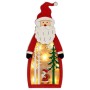 Statua Decorativa Babbo Natale Rosso Legno 2,5 x 27 x 12 cm (12 Unità)