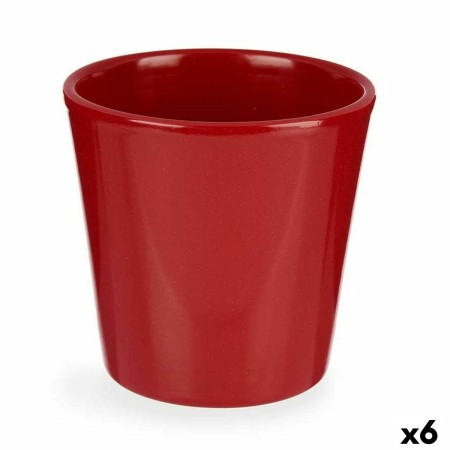 Vaso Ø 14 cm Rosso (6 Unità)