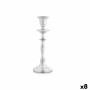 Candelabro Argentato Alluminio 4,5 x 20 x 7,5 cm (8 Unità)