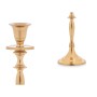 Candelabro Dorato Alluminio 4,5 x 23 x 8 cm (8 Unità)