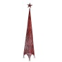 Albero di Natale Torre Rosso Metallo Plastica 42 x 218 x 42 cm (3 Unità)