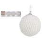 Set di palline di Natale Bianco polistirene (12 Unità)