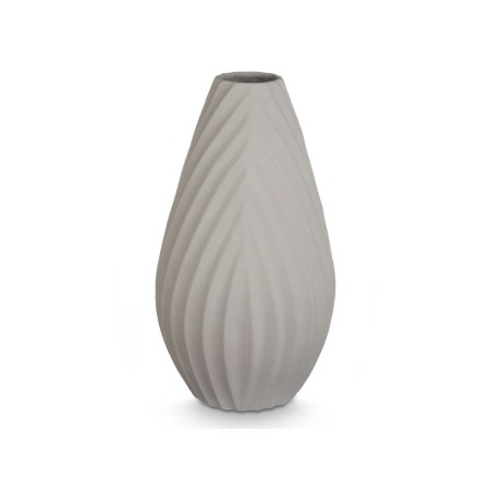 Vaso Righe Grigio Ceramica 26 x 49 x 26 cm