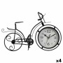 Orologio da Tavolo Bicicletta Nero Metallo 33 x 22,5 x 4,2 cm (4 Unità)