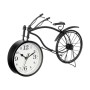 Orologio da Tavolo Bicicletta Nero Metallo 36 x 22 x 7 cm (4 Unità)