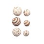 Set di palline decorative Marrone Bianco (12 Unità)