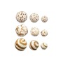 Set di palline decorative Bianco Marrone (12 Unità)