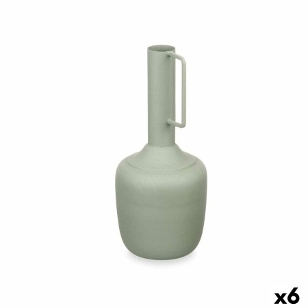 Vaso Con maniglia Verde Acciaio 12 x 30 x 12 cm (6 Unità)