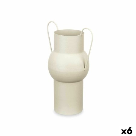 Vaso Marrone Chiaro Acciaio 22 x 32 x 14 cm (6 Unità)