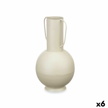 Vaso Con manici Marrone Chiaro Acciaio 17 x 33,5 x 17 cm (6 Unità)