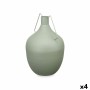 Vaso Caraffa Verde Acciaio 24 x 40 x 24 cm (4 Unità)