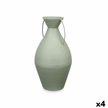 Vaso 22 x 43 x 22 cm Verde Acciaio (4 Unità)