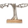 Statua Decorativa Albero Argentato Metallo 31 x 33,5 x 6,5 cm (6 Unità)