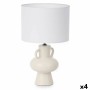 Lampada da tavolo Vaso 40 W Bianco Ceramica 24 x 39,7 x 24 cm (4 Unità)