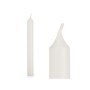 Set di Candele Bianco 2 x 2 x 15 cm (12 Unità)