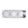 Set di Specchi Quadrato Astratto Argentato polipropilene 78 x 26 x 2,5 cm (6 Unità)