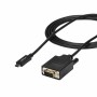 Cavo USB C con VGA Startech CDP2VGAMM2MB 2 m Nero